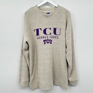 Vintage TCU Horned Frogs Sweatshirt Womens Size XL Pullover College